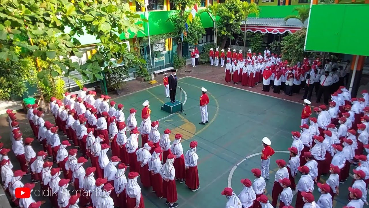 Keren ❤️ Upacara Bendera Peringatan HUT ke-77 RI - SD Muhammadiyah Wirobrajan 3 Yogyakarta