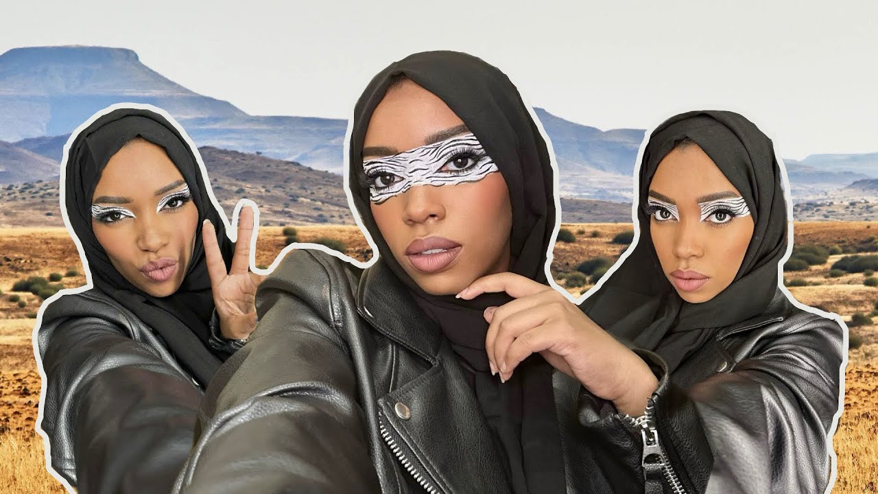 ثلاث لوكات من ميك اب الزيبرا🦓