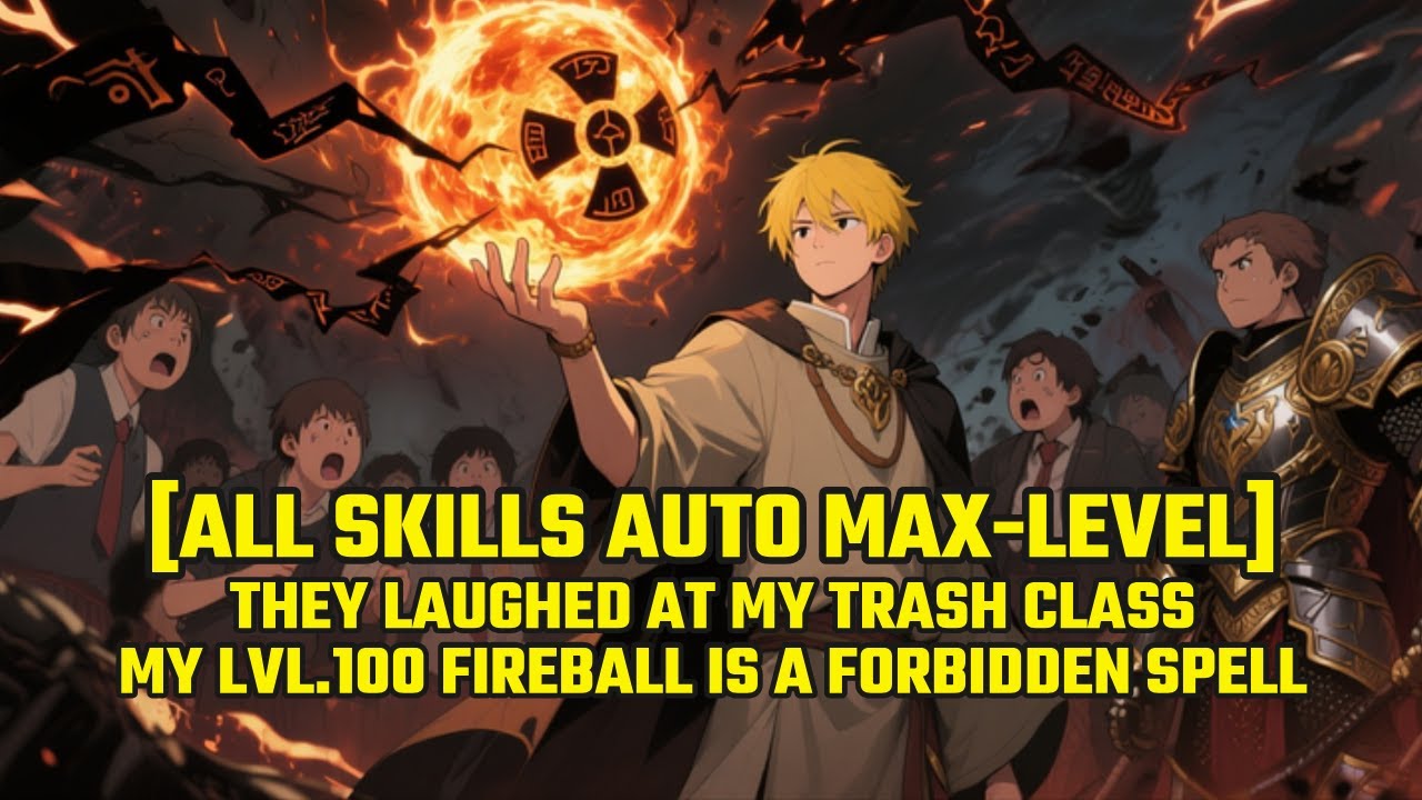 [ALL SKILLS AUTO MAX-LEVEL]:They Laughed at My Trash Class, My LVL 100 Fireball is a FORBIDDEN SPELL