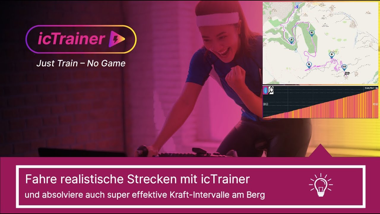 9. Fahre realistische Strecken mit icTrainer