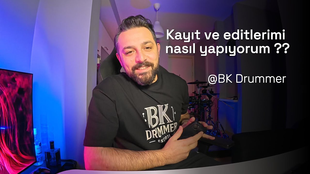 Elektro Bateriyi Bilgisayara Bağlama ve Drum Cover videoları çekebilme (En Kolay haliyle)