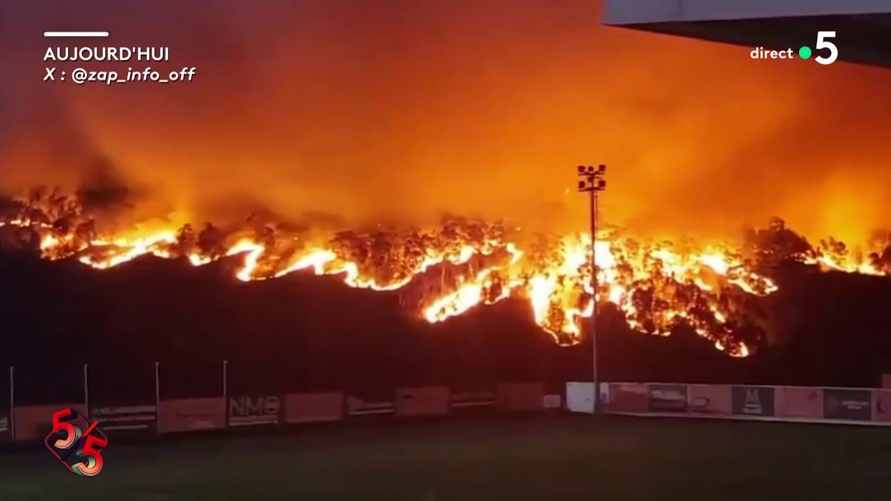 Le Portugal en proie à de violents feux de forêts - Le 5/5 - C à Vous - 18/09/2024