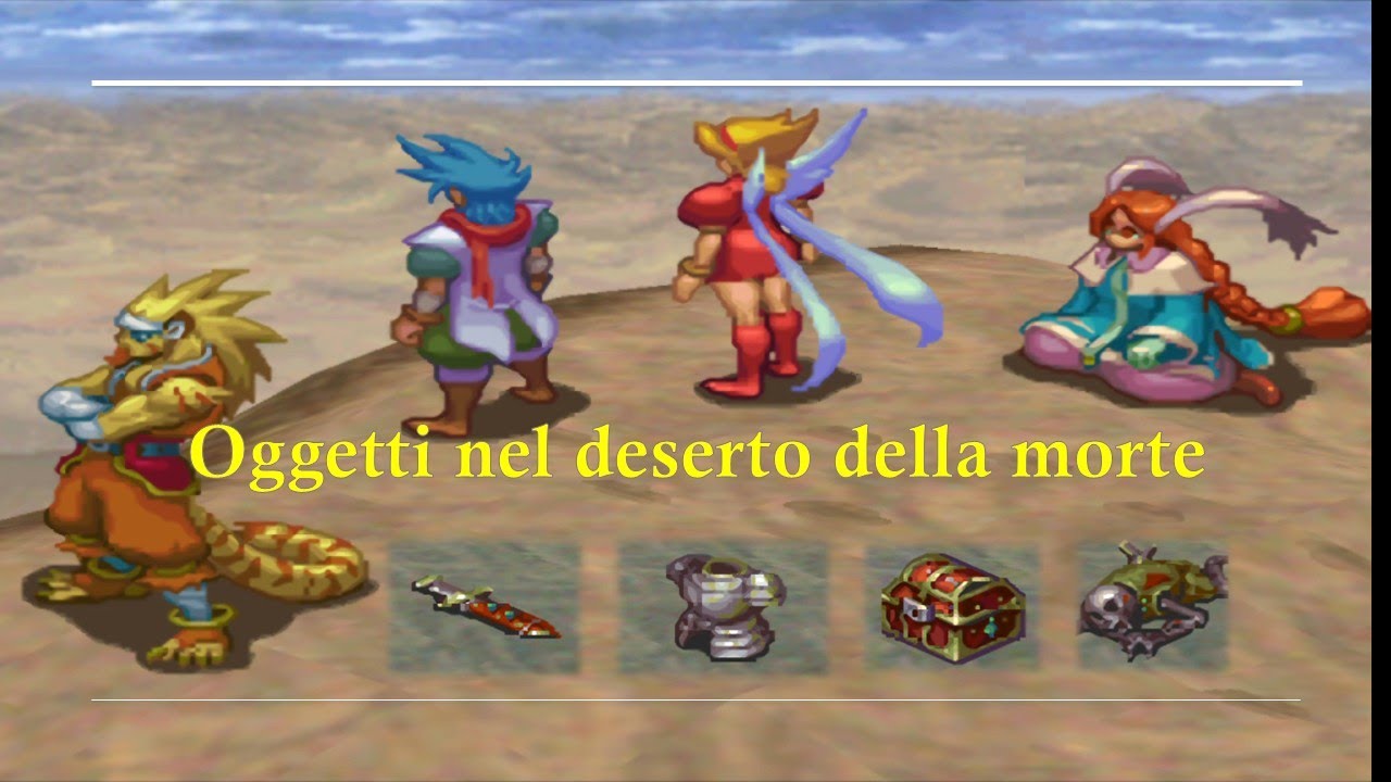 Breath of fire 3 - Come trovare gli oggetti nel deserto della morte Gameplay PS1/DS (No Commentary)