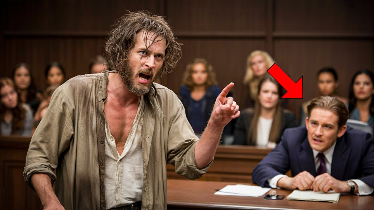 They Laughed at the Homeless Man in Court — Then He Said One Sentence That Saved The Billionaire!
