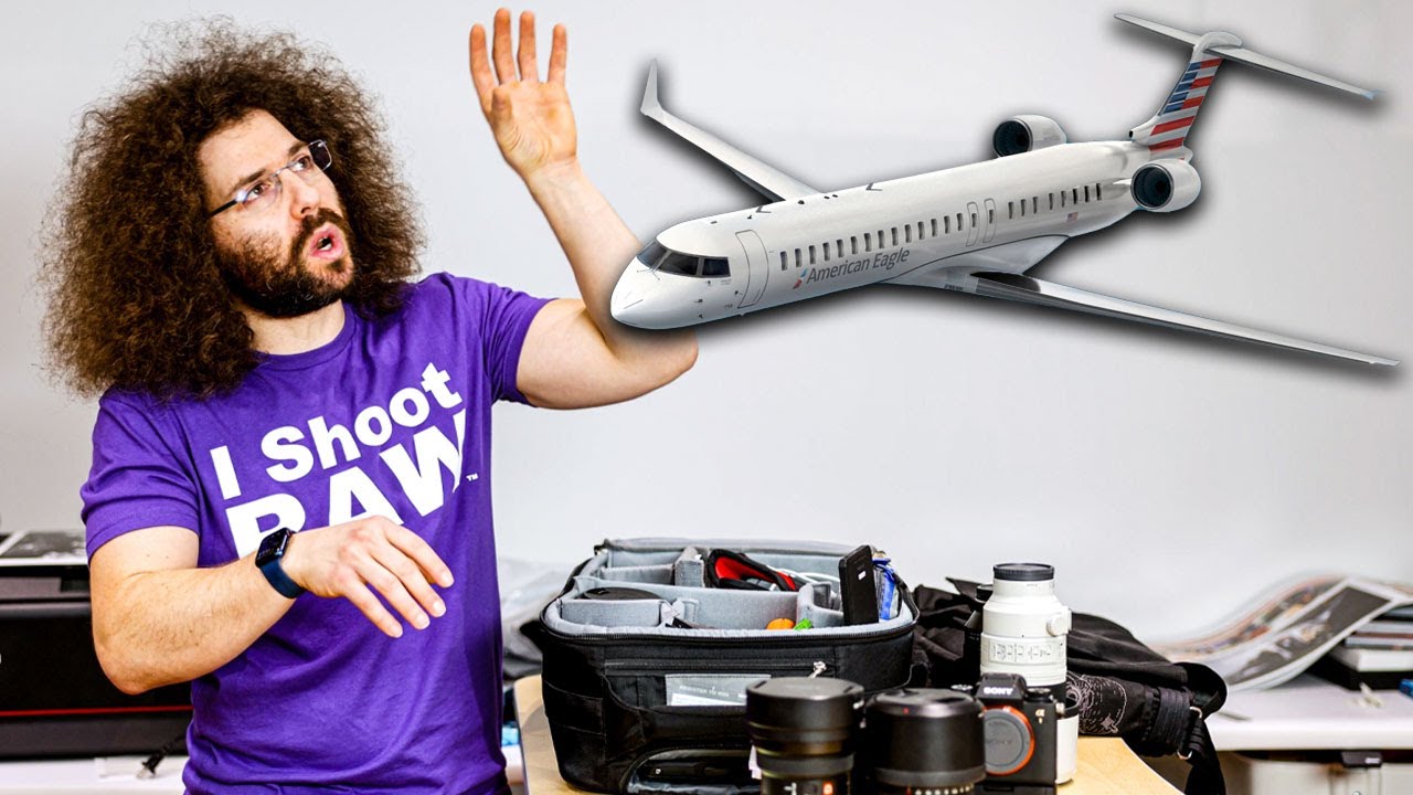 Almost KICKED OFF the Plane with $30,000 in Camera GEAR