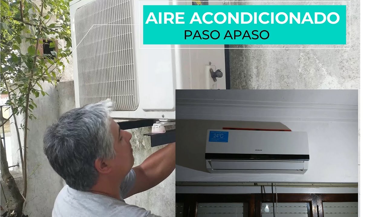 COMO instalar un AIRE ACONDICIONADO bien explicado