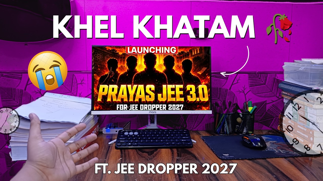 Physics Is Not Physicsing 🥀😭 | JEE Dropper 2027 | Prayas JEE 2027
