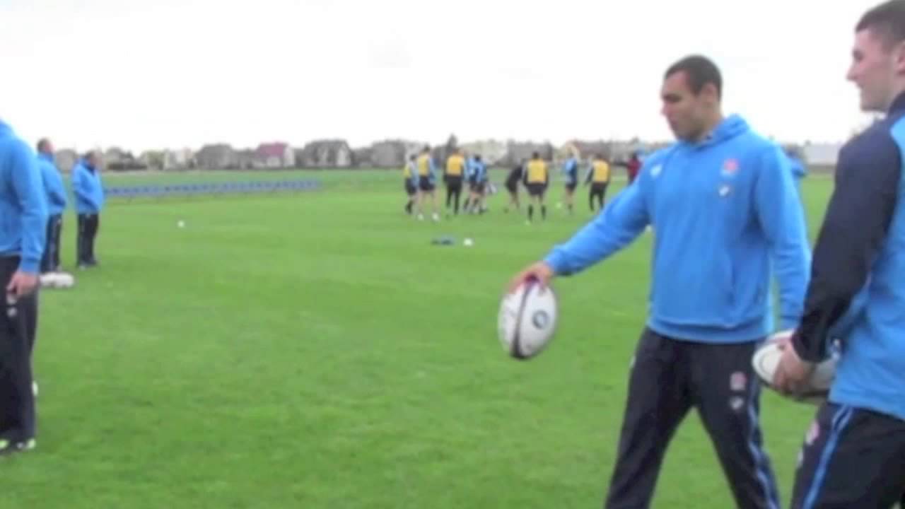 Quality rugby skill from England U18's Joe Marchant
