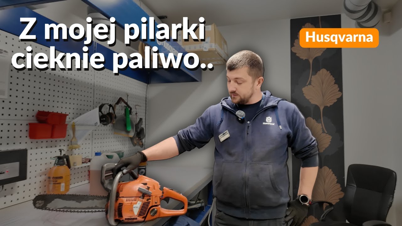 Awaria pilarki: wyciek paliwa i szybka naprawa!