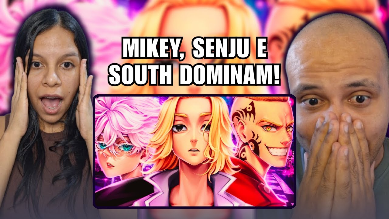 CASAL REACT: 3 Divindades | Mikey, Senju e South | AniRap