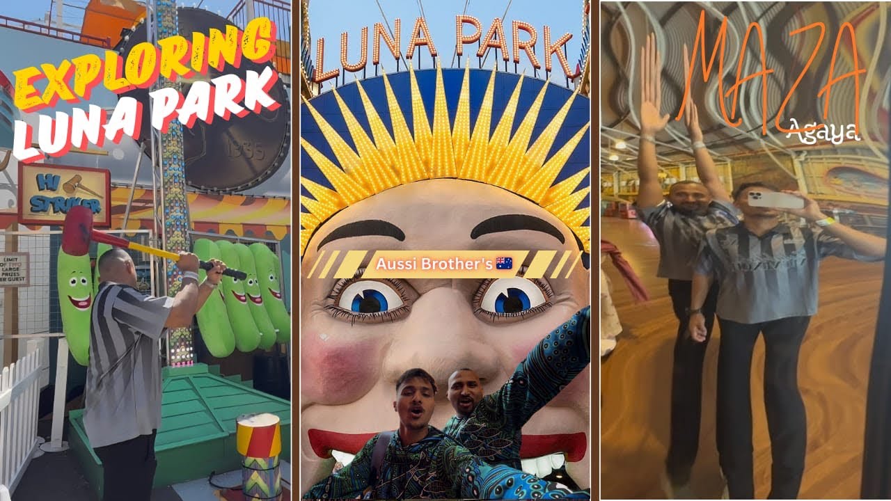 LUNA PARK 🎡🎢| THE BIGGEST AMUSEMENT PARK OF AUSTRALIA 🇦🇺 