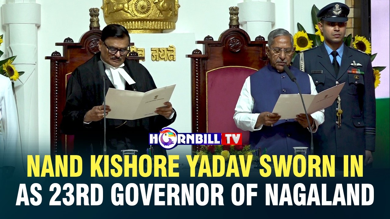 NAND KISHORE YADAV SWORN IN AS 23rd GOVERNOR OF NAGALAND