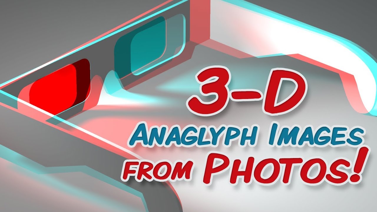 Photoshop Tutorial: WHOA! How to Make Jaw-dropping, 3-D Anaglyphs from Photos.