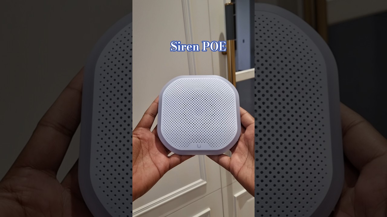 Ubiquiti Siren | Unifi Access | Siren PoE | Unboxing video #ubiquitinetworks #ubiquiti