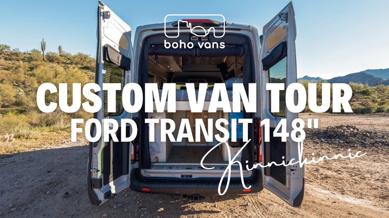 Ford Transit MWB Camper Van Tour (148 High Roof) | Red Cedar Cabinets + Off-Grid Heat + 400W Solar