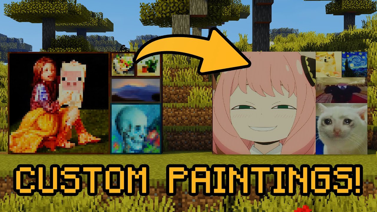 Add Custom Paintings In Minecraft Java Edition (Easy)