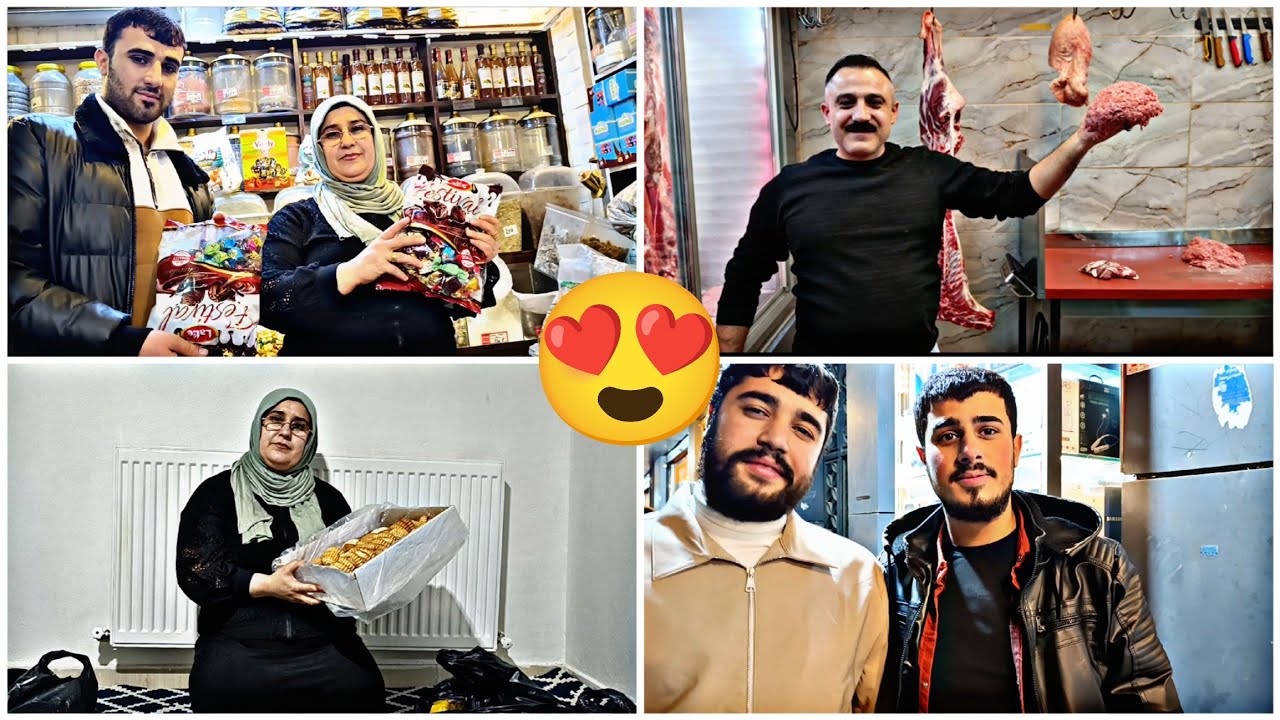 اشترينا ضيافه العيد 🍫🍬وكعك العيد😍