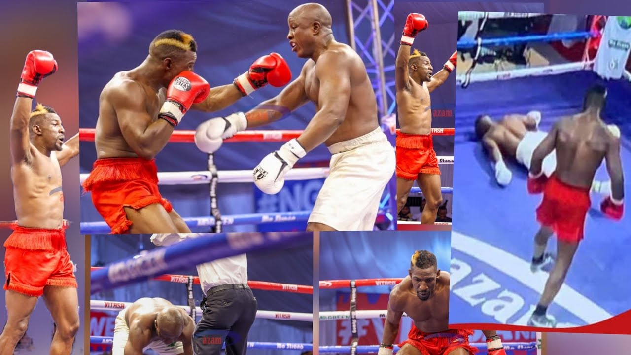 Golola Moses of Uganda KO's Tanzania Mandoga in Round 3. Golola Vs Mandoga full fight
