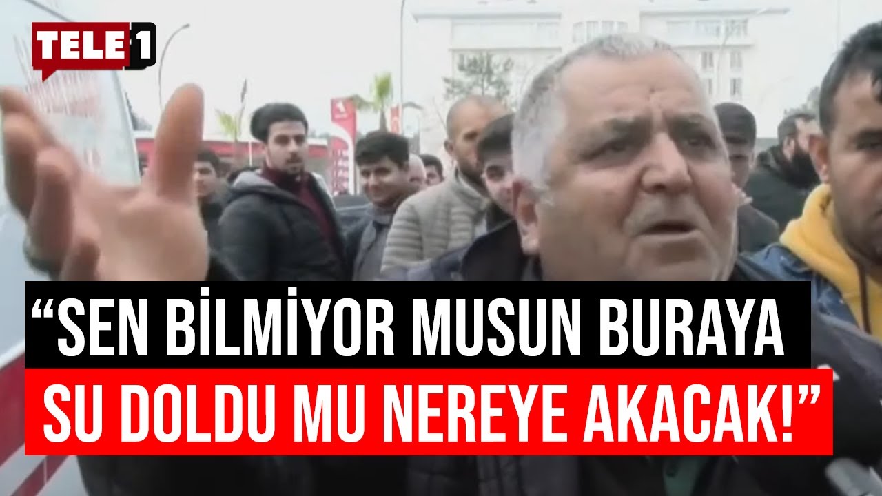 Şanlıurfa'daki selzedeler isyan ettiler!