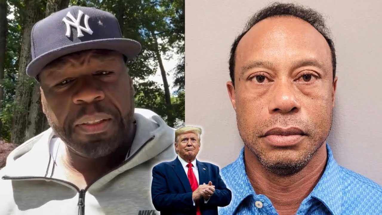50 Cent REACTS To Tiger Woods ARRESTED For DUI After Car Crash Right Before Masters 