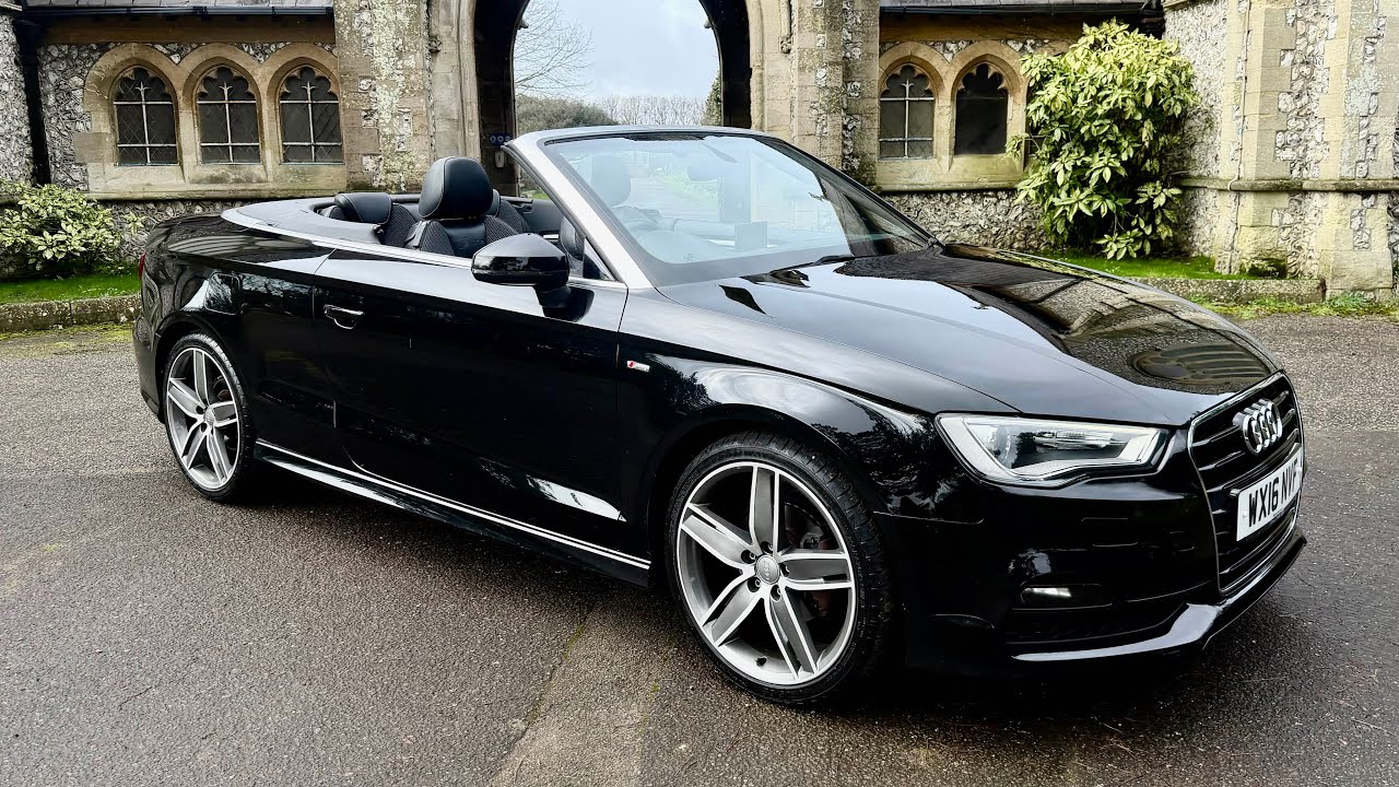Quality Used 2016 Audi A3 Cabriolet Sline 1.4 TFSI Manual Petrol / Brighton & Hove / Browns Autos 