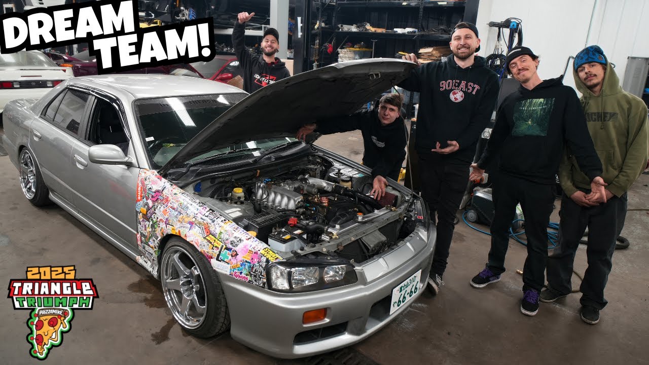 FIRST START: Two Day RB Swap! RB26det Neo R34 Skyline