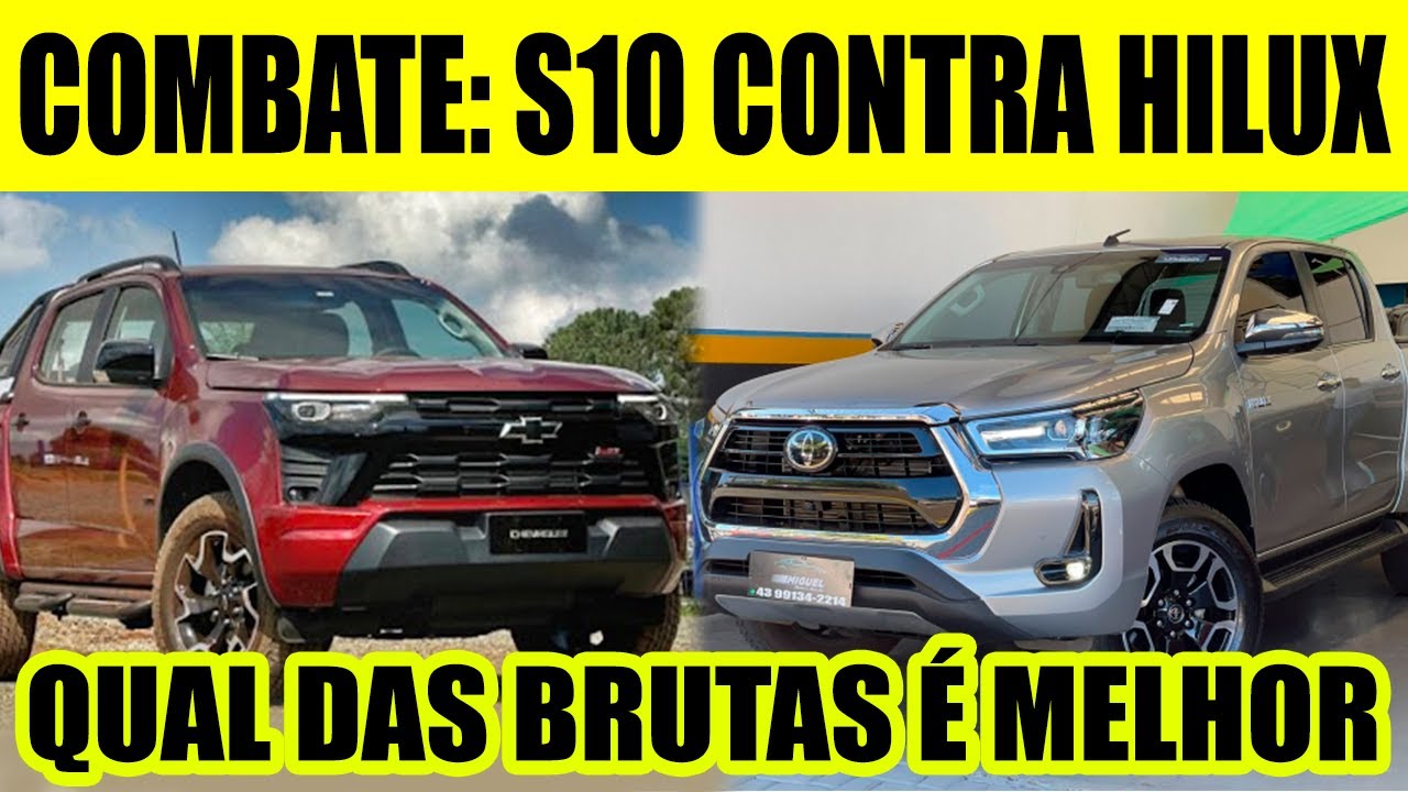 COMBATE HILUX CONTRA S10, EITA BRIGA BOA - QUAL É MELHOR?
