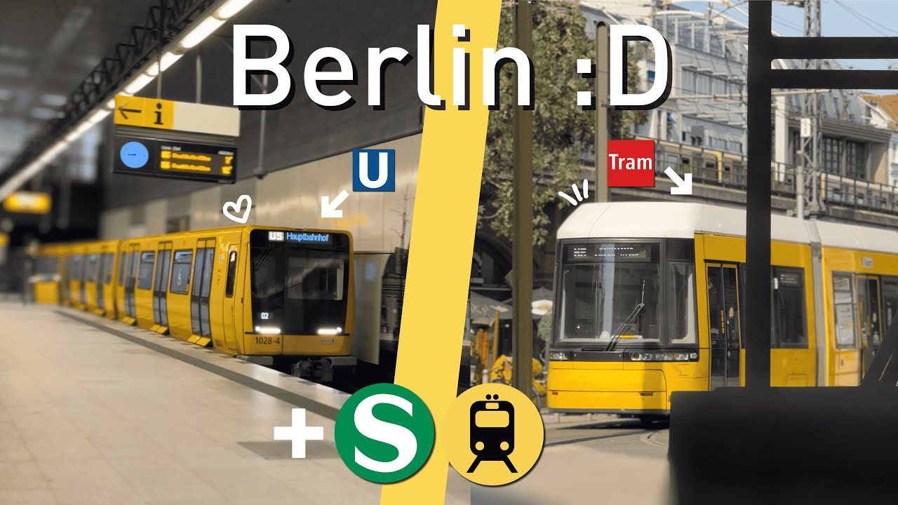 Transit in Berlin: S-Bahn, U-Bahn, Trams, and More!