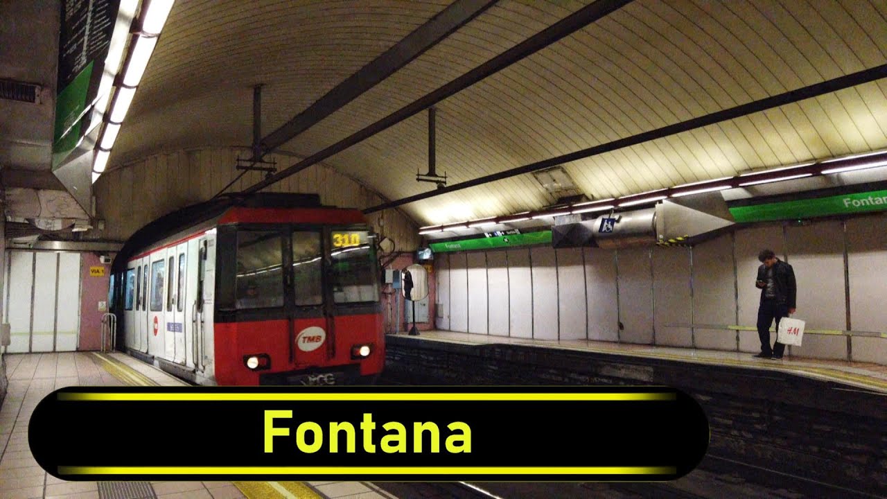 Metro Station Fontana - Barcelona 🇪🇸 - Walkthrough 🚶