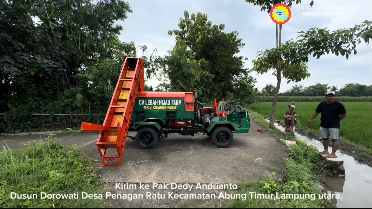 Mesin Pemipil Jagung CONVEYOR CV KOMENG FARM kirim ke LAMPUNG UTARA