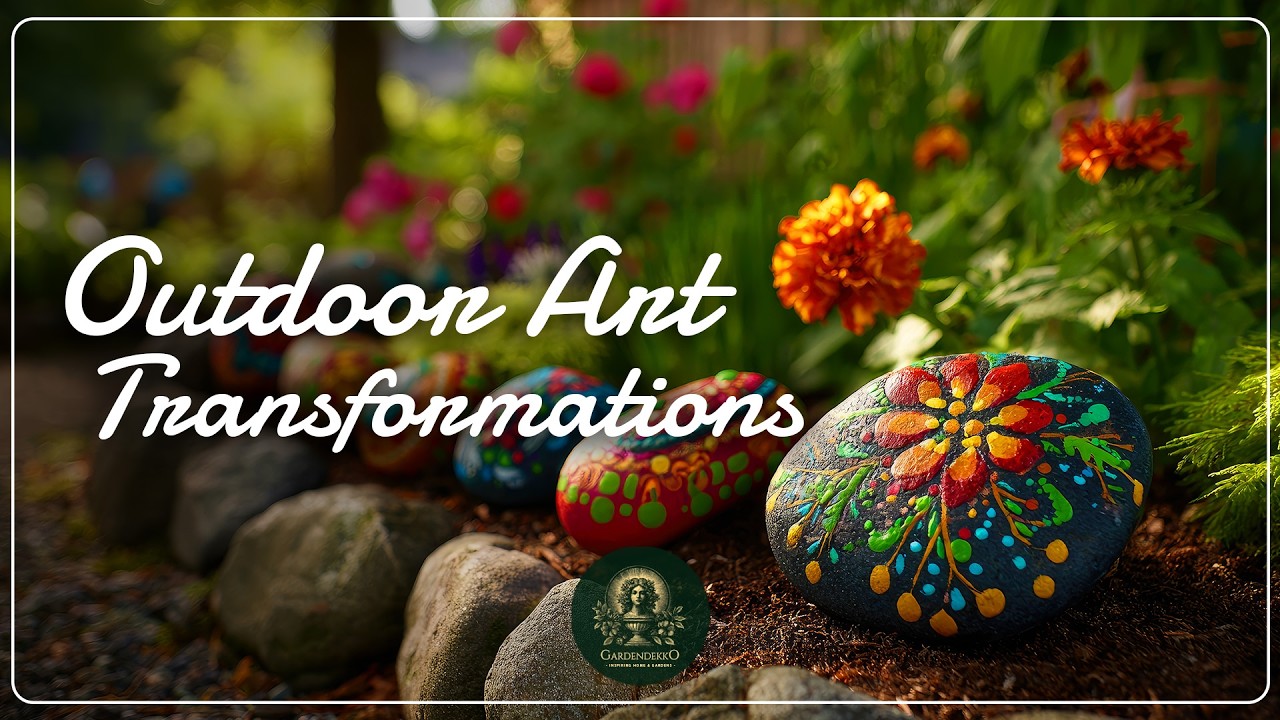 Homemade Garden Art That Transforms Your Outdoor Space 🌿🎨