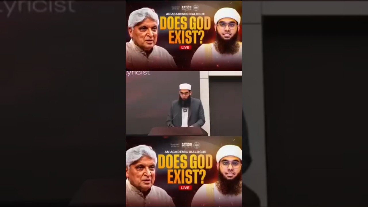 mufti smile nadvi the mukabala Javed Akhtar mulhid