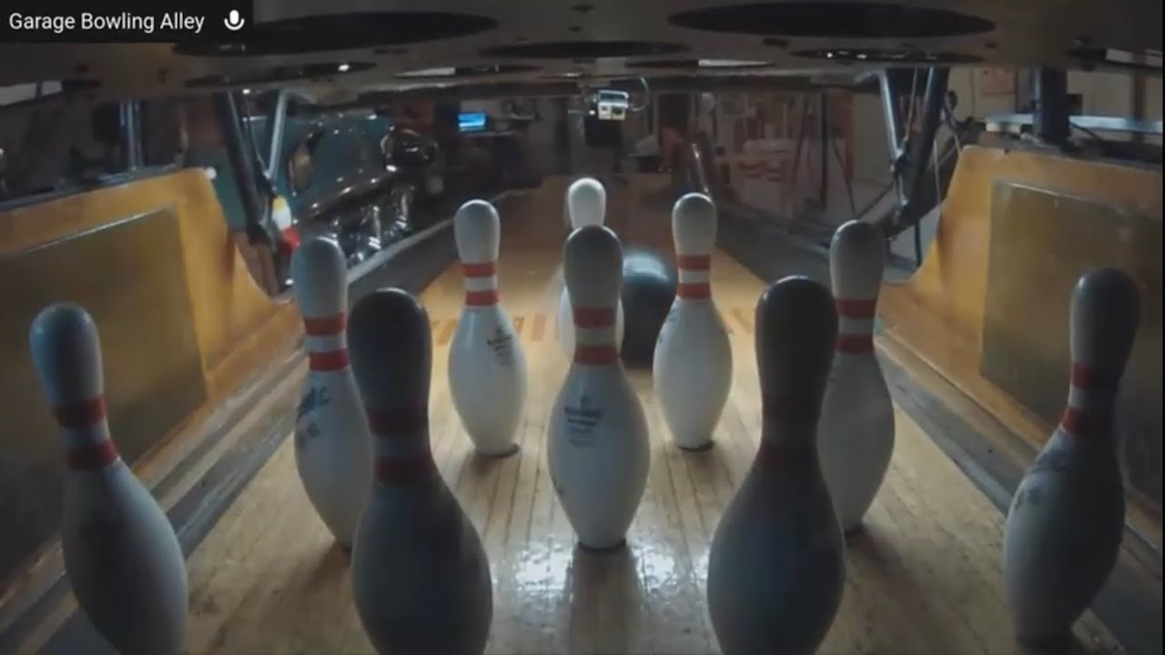 Live 1 on 1 Bowling challenge with ScoreMore!  Garage Bowling Alley