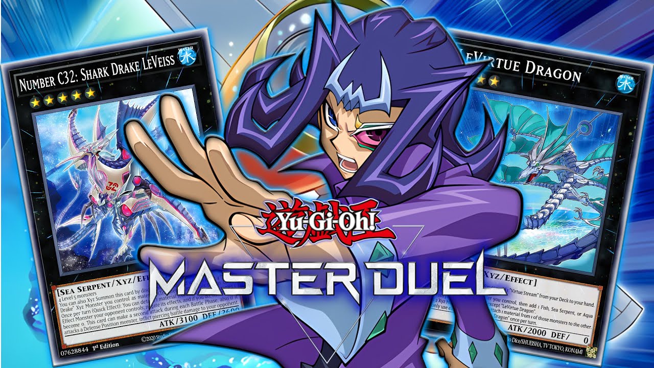 THE STRONGEST SHARK DECK! PURE WATER XYZ DECK [Yu-Gi-Oh! Master Duel] RANKED W/ COMMENTARY