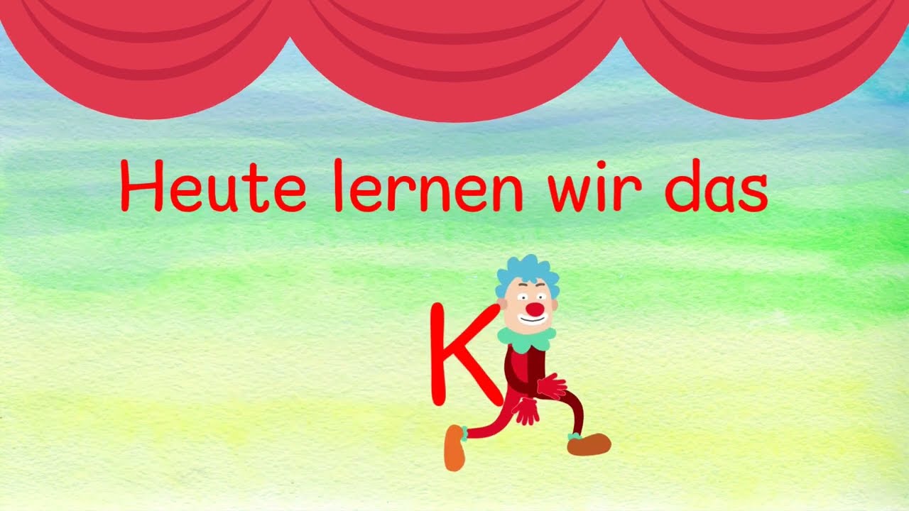 ABC-Lied - Buchstabe K - mit Kiku, dem Clown