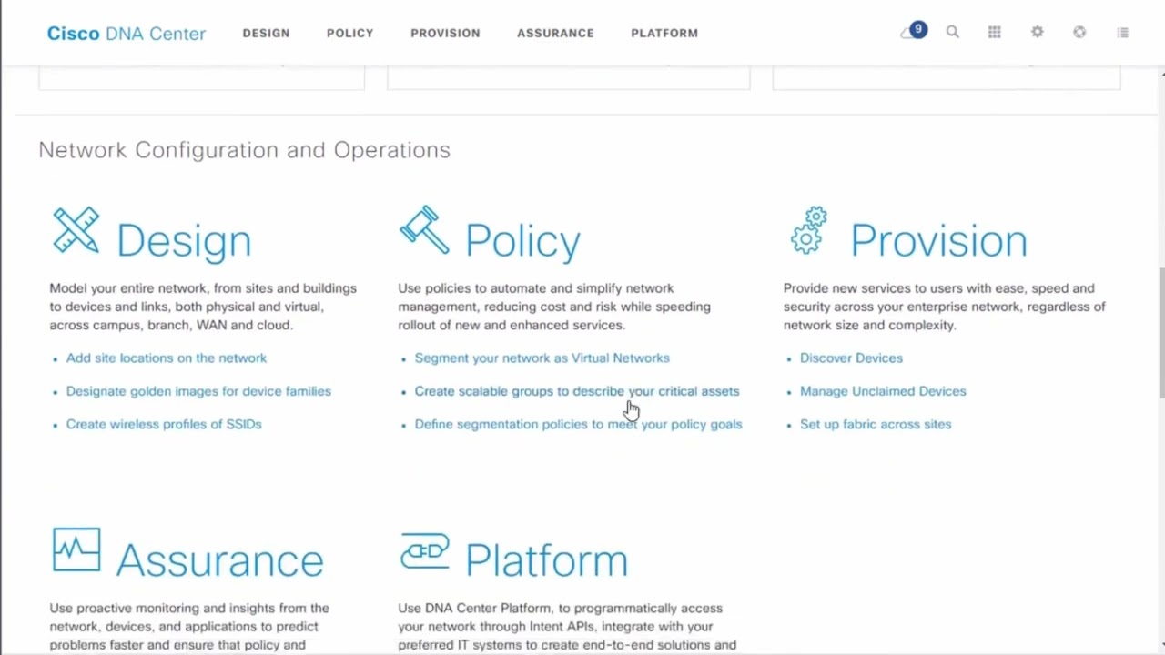 CCNA - DNA Center Overview and Platform APIs
