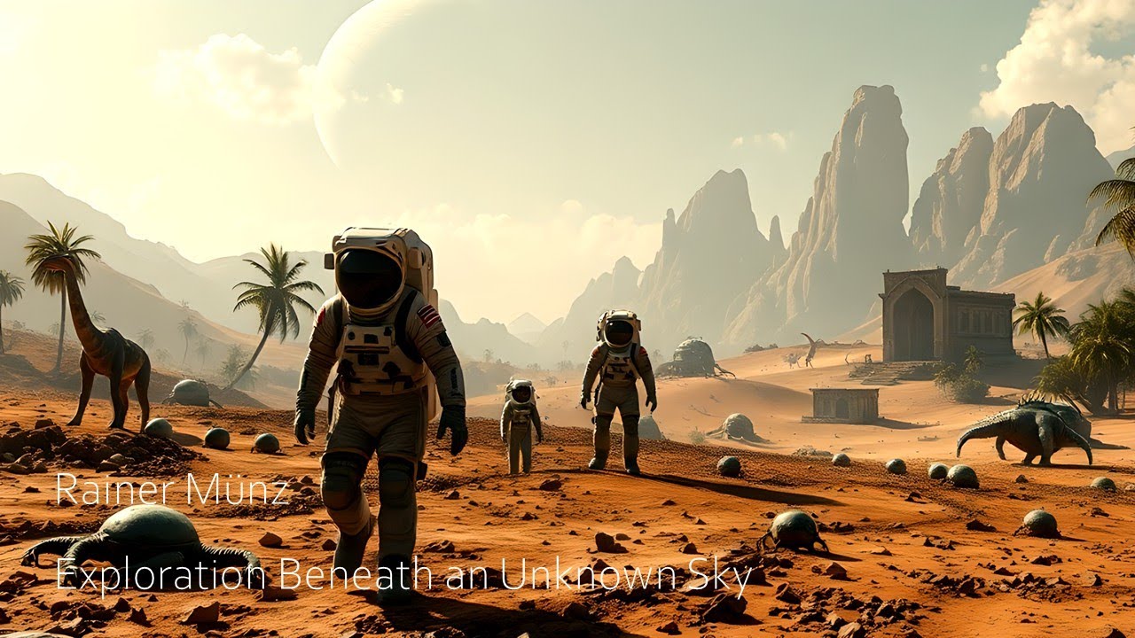 Exploration Beneath an Unknown Sky - Space Ambient Music / Soundscape with hardware synthesizers