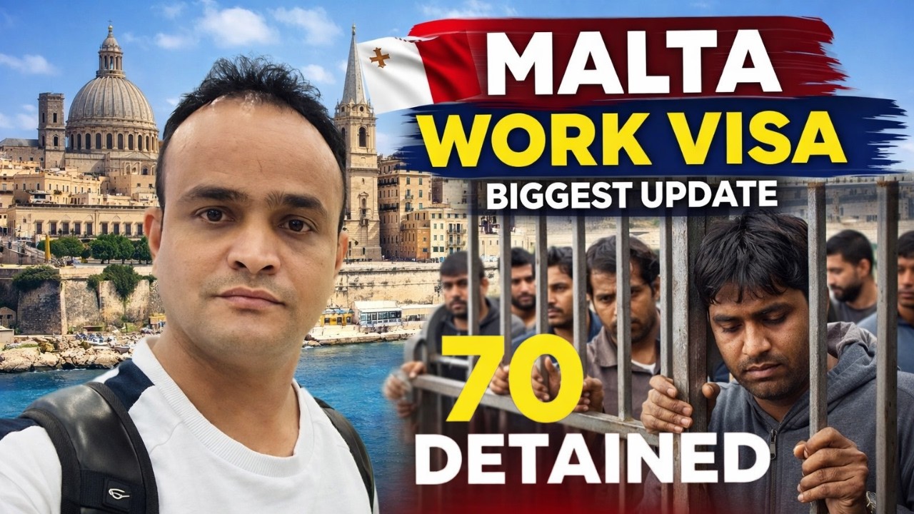 Malta Work Permit Warning: 70 Workers Detained | Europe Visa Ban &b Avoid Mistake | Tabrez Malik