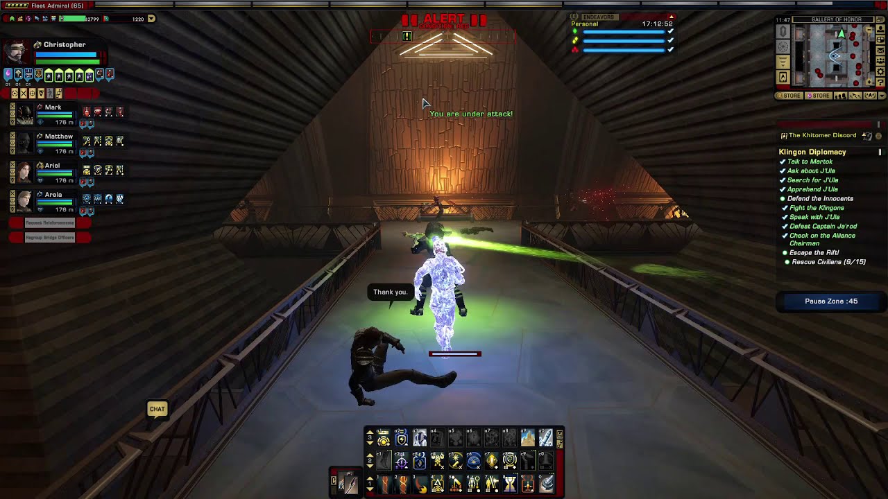 Rescuing Civilians in The Khitomer Discord