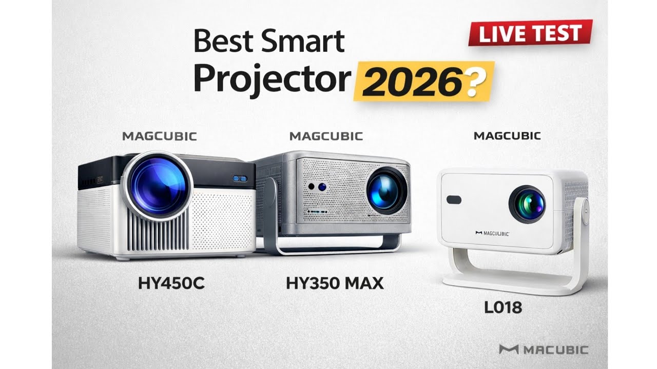 Smart Android Projector Review 2026 🔥 | Magcubic L018 vs HY450 vs HY350 Max Full Test & Specs