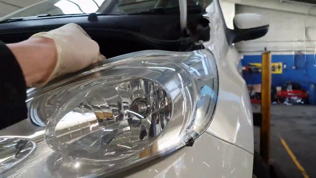 Ford Ka how to remove headlight for side bulb replacement
