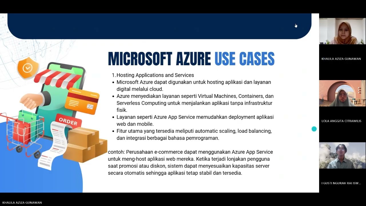 Presentasi Kelompok 3 Layanan Komputasi Awan Microsoft Azure dan Huawei Cloud