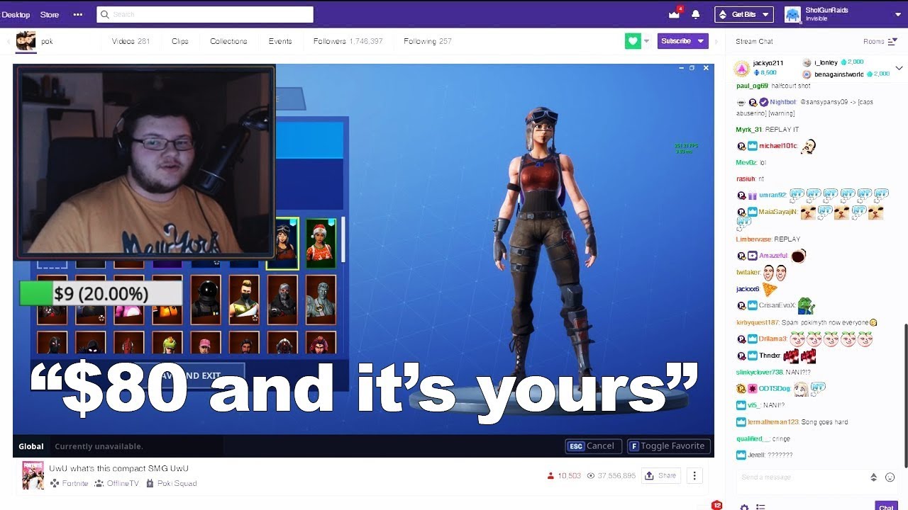 I Donated to a Small Streamer and he SOLD me his Fortnite account..