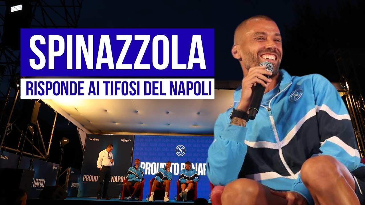 SPINAZZOLA innamorato di NAPOLI 💙 Sentite cosa dice ai tifosi a Dimaro