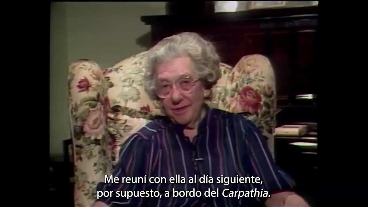 EVA HART reacciona tras el descubrimiento de los restos del Titanic (1985)
