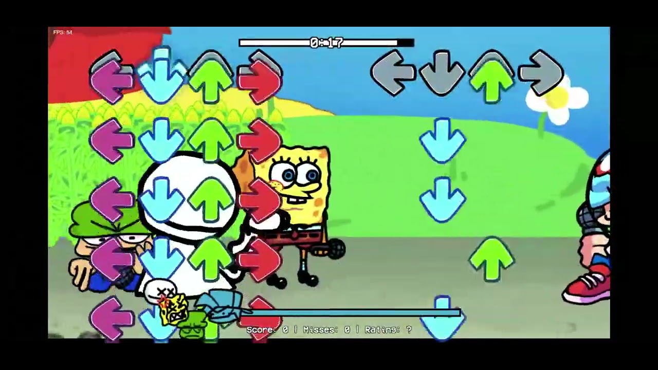 FNF the impossible trio chart-botplay part 1 of 2