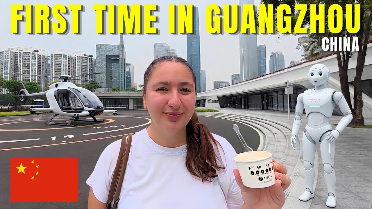 Наш первый раз в Гуанчжоу, Китай 🇨🇳 (более 20 миллионов человек)