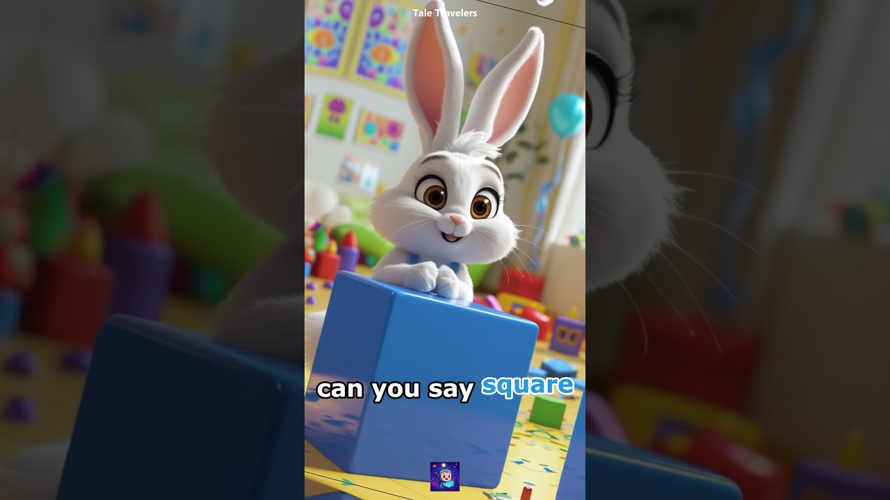 Learn Shapes with Bella the Bunny! 🐰 | Fun for Kids #aianimation #childrenscontent #kidslearning