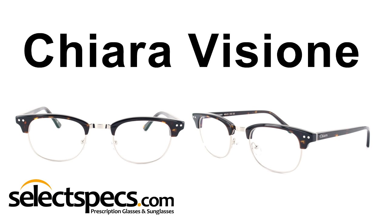 Clubmaster-Style Glasses for Men - Chiara Visione UCV1009 Havana