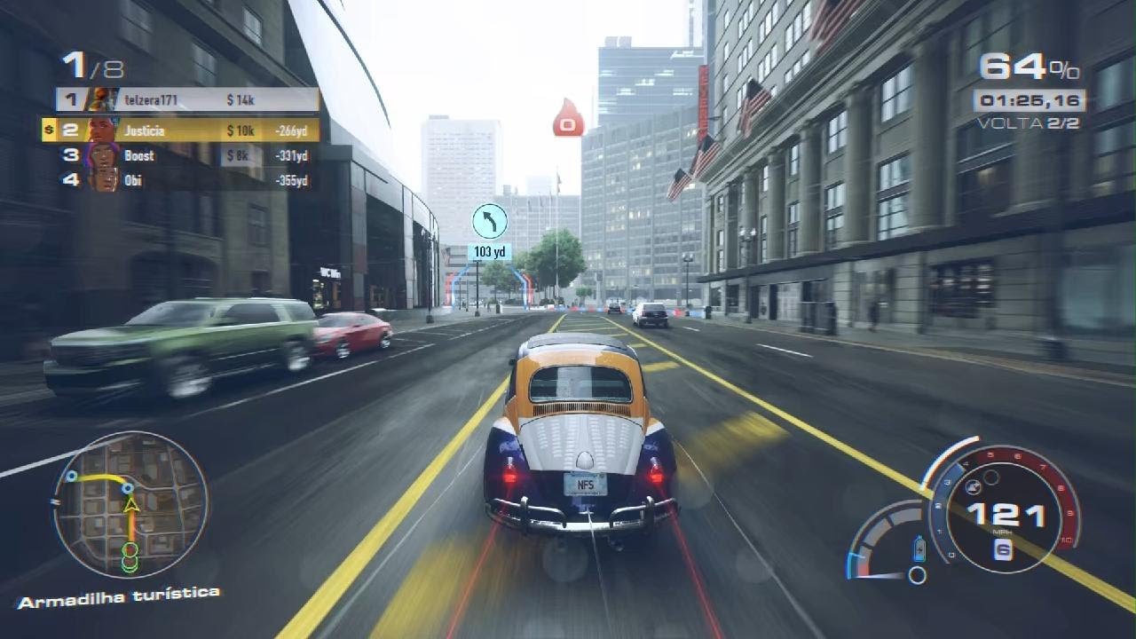 Need for Speed Unbound_fuscão azul caneta
